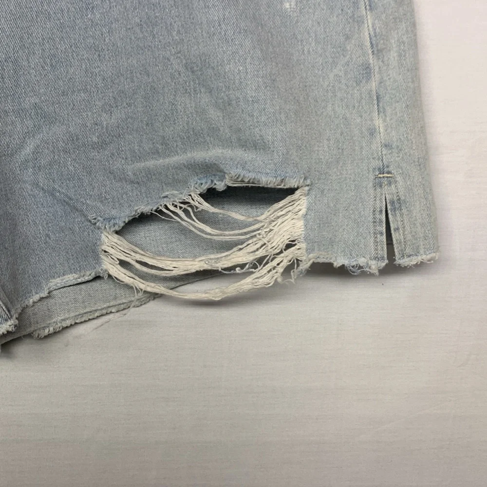 Pink Lily Distressed Jean Shorts - Picture 5 of 7